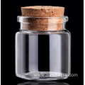 High borosilicate glass tube wishing bottle with cork